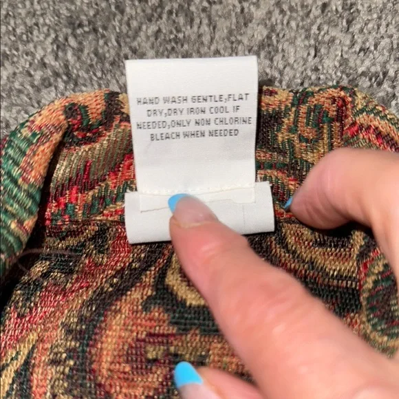 BonWorth Multicolor Tapestry Paisley Jacket - Picture 3 of 6